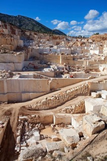 Marble quarry near Orosei