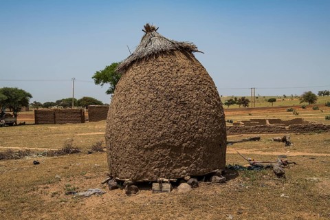 Traditional mud hut