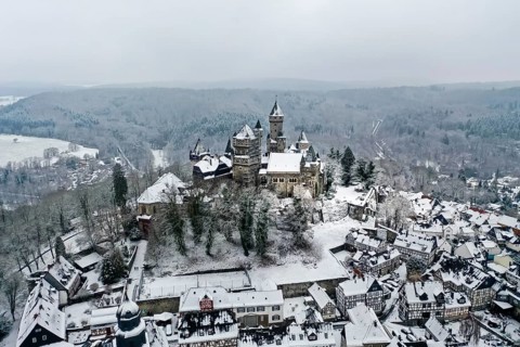 Braunfels Castle in winter