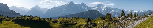 View from Schynige Platte