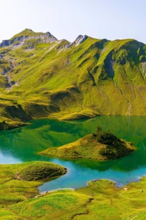 Schrecksee and Allgaeu Alps