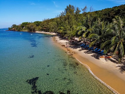 Aerial of Ong Lang beach