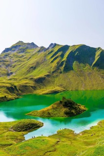 Schrecksee and Allgaeu Alps