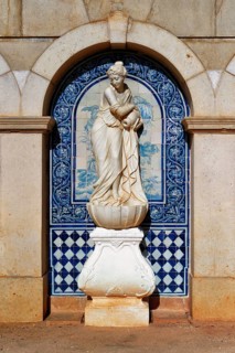 Statue in Estoi Palace garden