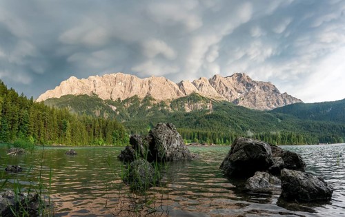Rocks on the shore
