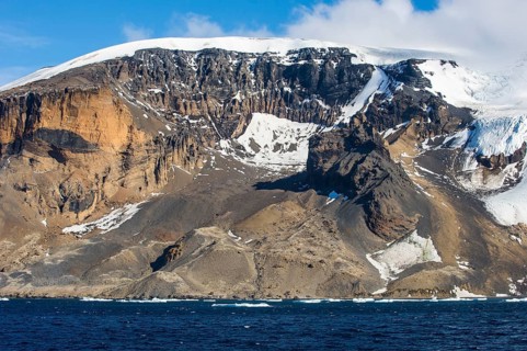 Brown Bluff huge volcanic basalt