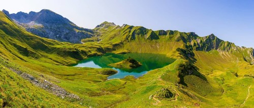 Schrecksee and Allgaeu Alps