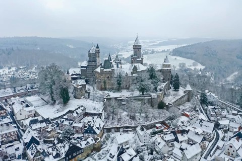 Braunfels Castle in winter