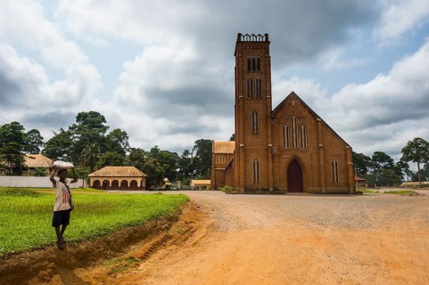 German colonial church in Mbalmayo