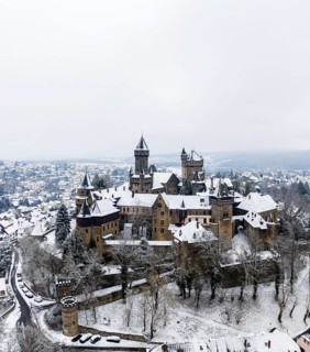 Braunfels Castle in winter