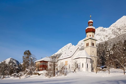 Monastery St. Martin in winter