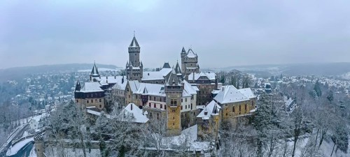 Braunfels Castle in winter