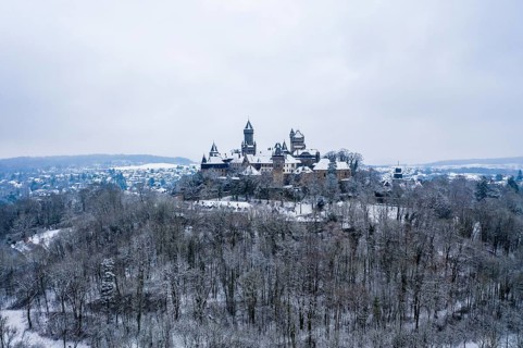 Braunfels Castle in winter