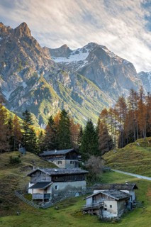 Herzeben-Alm in autumn