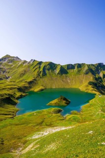 Schrecksee and Allgaeu Alps