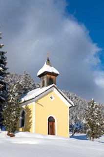 Chapel Maria Schnee in winter
