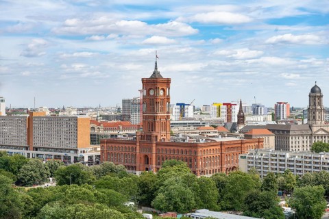 View of Rotes Rathaus