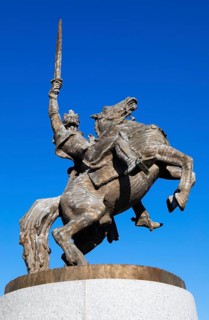 Equestrian statue of king Svatopluk