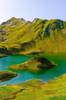 Schrecksee and Allgaeu Alps