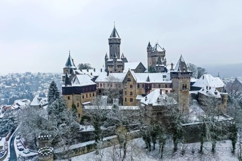 Braunfels Castle in winter