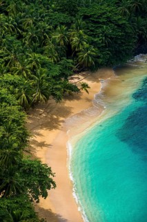 Overlook over banana beach