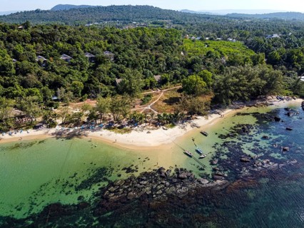Aerial of Ong Lang beach