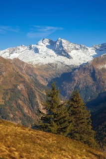 Autumnal mountain landscape at the Padauner Kogl