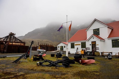 Muesum artifacts in Grytviken