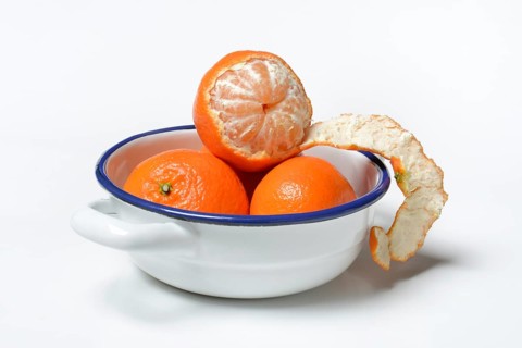 Clementines in a bowl