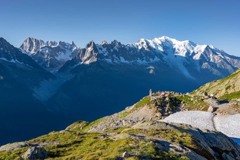 Tent in the mountains