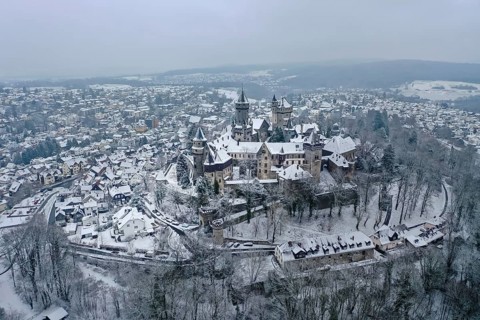 Braunfels Castle in winter