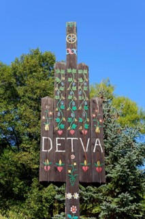 Wooden sign