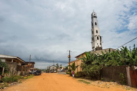 Colonial church in Kribi
