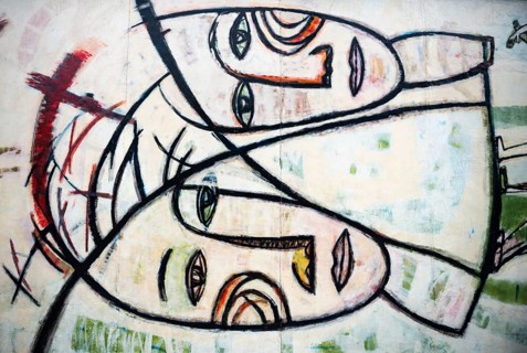 Graffiti Joint Venture with two faces