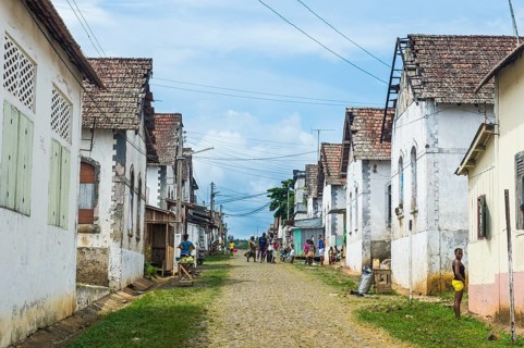Old settlement in the Cocoa plantation Roca Aguaize