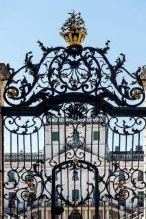 Wrought iron grille