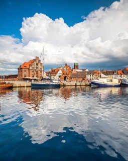 Old harbour with granary