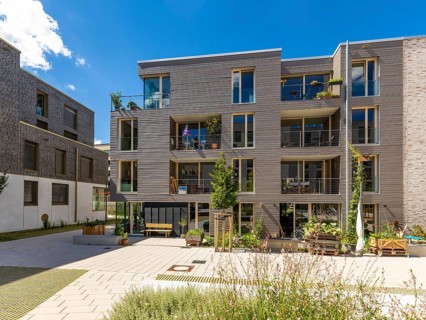 Modern residential building MaxAcht made of solid wood