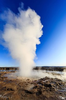 Eruption of the geyser Strokkur