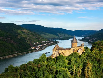 Stahleck Castle above the Rhine