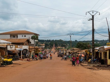 The town of Yokadouma