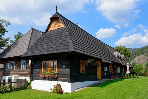 Historical farmstead in Orava village