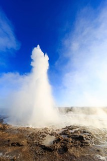 Eruption of the geyser Strokkur