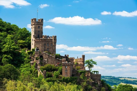 Sooneck Castle on the Rhine