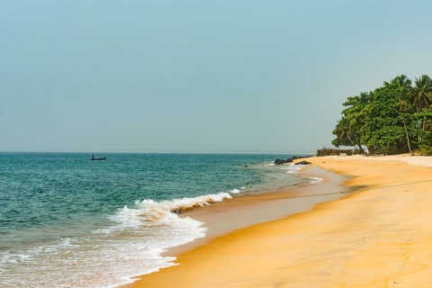 Beautiful beach in Robertsport