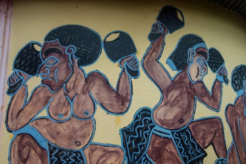 Local art on the art market of Foumban