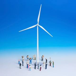 Miniature wind turbine