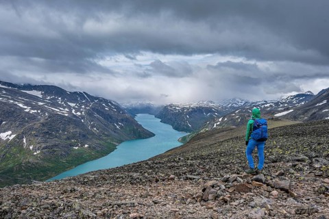 Hiking on the Besseggen Hike