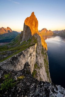 Steep mountain Segla