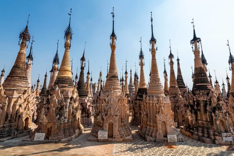 Kakku's pagoda with its 2500 stupas